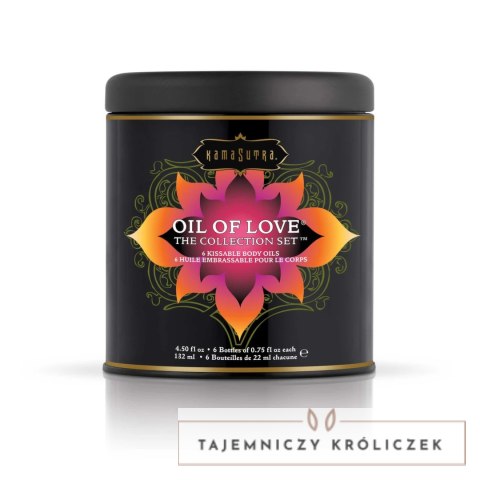 Kama Sutra Oil of Love Collection Set - zestaw 6 olejkow aromatycznych 6x22ml KamaSutra