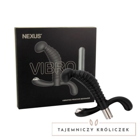 Nexus Vibro Black - Masażer punktowy z wibracjami, 11.5 cm Nexus
