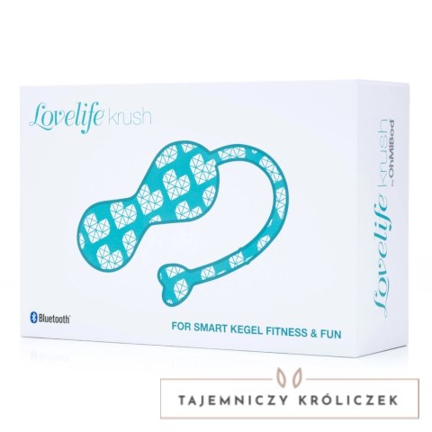 OhMiBod Lovelife Krush Turquoise - inteligentny system treningowy Bluetooth Lovelife by OhMiBod