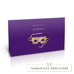 Rianne S Soiree Mask V Zouzou maska wenecka aksamitna czarna Rianne S