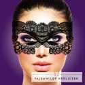 Rianne S Soiree Mask V Zouzou maska wenecka aksamitna czarna Rianne S