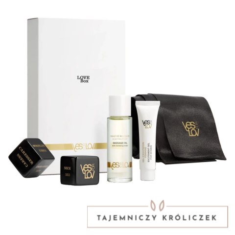 YESforLOV Love Box - Zestaw prezentowy z olejkiem i pisakiem czereśniowym YESforLOV