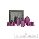 ZALO Nave Velvet Purple - Wibrujące klipsy EasyClamp, silikon, pilot Zalo