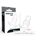 Addicted Toys Tunel Intymny Średni 9,5 cm Przezroczysty TPE Bezftalanowy ADDICTED
