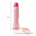 Baile Eros - Model z funkcją efektu wytrysku i przyssawką, 20 cm BAILE