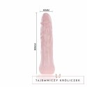 Baile Eros - Model z funkcją efektu wytrysku i przyssawką, 20 cm BAILE