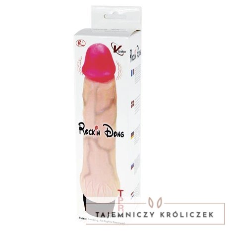 Baile Rockin Dong II - model wibrujący, elastyczny TPR, 21,5 cm BAILE