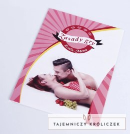 Grajmy Razem Erotic Menu gra kulinarna dla par planszowa 31x22cm Kemis