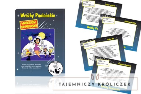 Grajmy Razem Gra Imprezowa Wrożby Panieńskie 12 Kart 11x8cm Kemis
