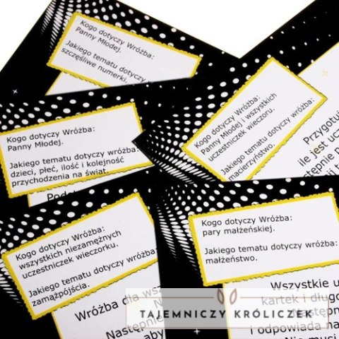 Grajmy Razem Gra Imprezowa Wrożby Panieńskie 12 Kart 11x8cm Kemis