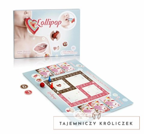 Grajmy Razem Lollipop gra dla par rozbudzająca relacje 30,5x21cm Kemis