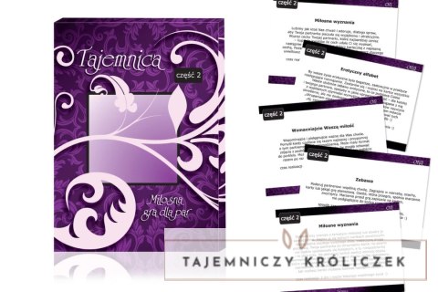 Grajmy Razem Tajemnica 2 gra karciana dla par 18+ kompaktowa Kemis