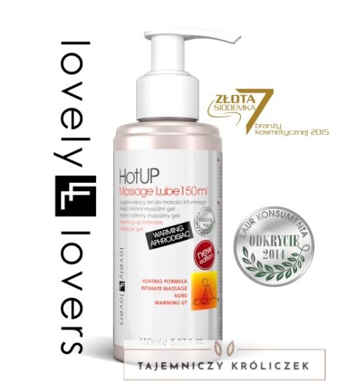 Lovely Lovers HotUP Żel rozgrzewający z afrodyzjakiem do masażu 150ml Lovely Lovers