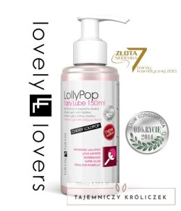 Lovely Lovers LollyPop Żel na bazie wody, efekt ciepła, wiśniowy 150ml Lovely Lovers