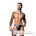 Male Power Liquid Onyx 2.0 Bong Thong S/M Czarny Wetlook Male Power