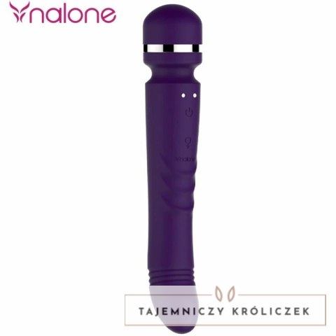Nalone Yoni - dwugłowicowy masażer silikonowy 23 cm, 7 trybow NALONE
