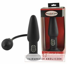 You2Toys Plug Intymny Z Nadmuchiwanym Systemem i Wibracją 13 cm Malesation