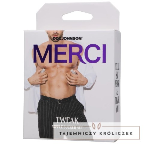 Doc Johnson Tweak - System podciśnieniowy do stymulacji sutkow, czarny Doc Johnson