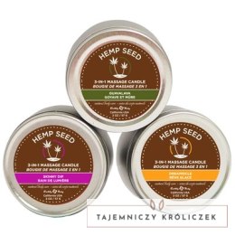 Earthly Body Candle Trio zestaw świec do masażu 3x57g zapachowe Earthly body