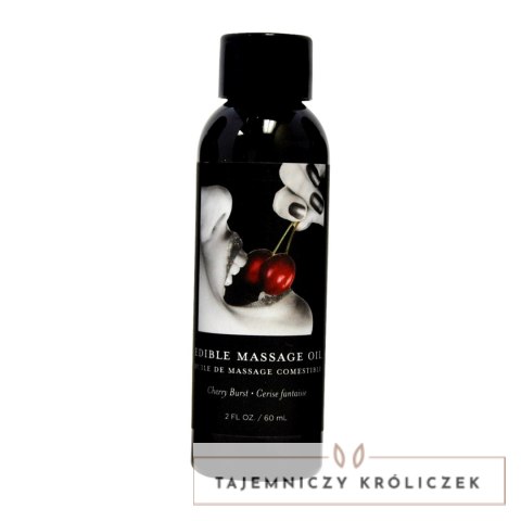 Earthly Body Olejek do masażu Wiśniowy 60ml - Naturalna pielęgnacja SPA Earthly body