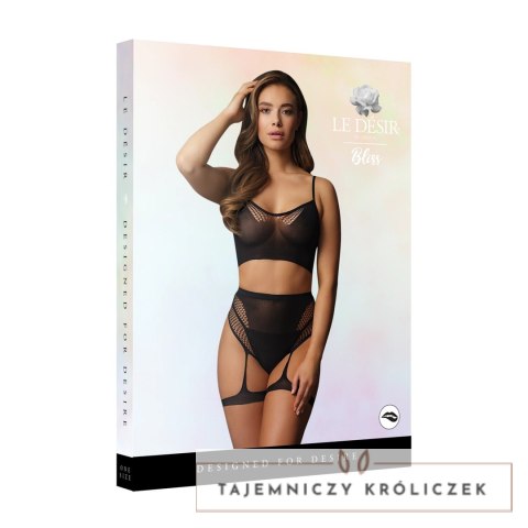 Le Desir zestaw siateczkowy dwuczęściowy majtki wysoki stan S-XL Le Désir by Shots