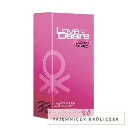 Love & Desire SHS Feromony Damskie 50 ml - owocowo-kwiatowy aromat SHS
