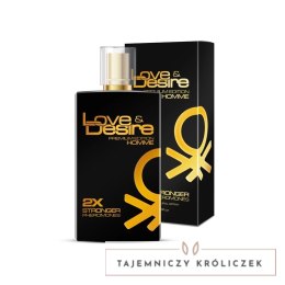 Love&Desire Gold Men 100 ml - Intensywny zapach z czterema składnikami aktywnymi SHS
