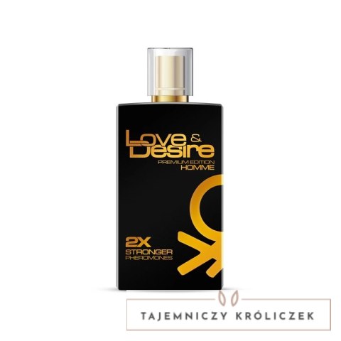 Love&Desire Gold Men 100 ml - Intensywny zapach z czterema składnikami aktywnymi SHS