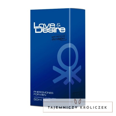 Love&Desire Men 50 ml - Kompozycja Feromonow Premium dla Mężczyzn SHS