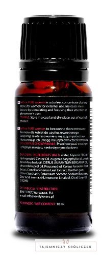 Lovely Lovers BeMine Pure Woman Skoncentrowane Bezwonne Feromony 10ml Lovely Lovers