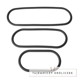 Perfect Fit Brand Zestaw 3 cienkich silikonowych pierścieni regulowanych PerfectFitBrand