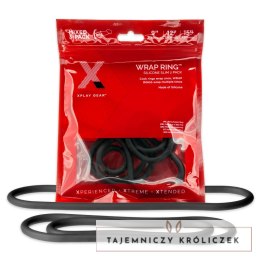 Perfect Fit Brand Zestaw 3 cienkich silikonowych pierścieni regulowanych PerfectFitBrand