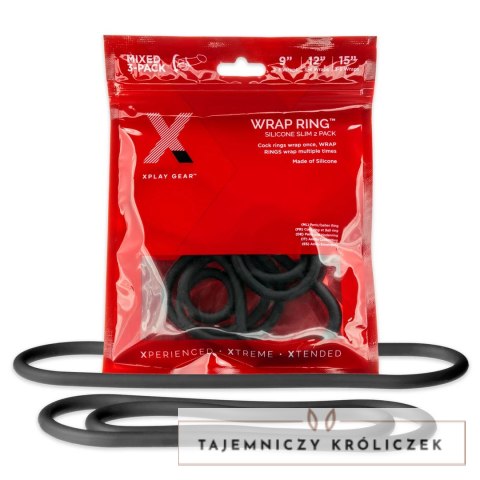 Perfect Fit Brand Zestaw 3 cienkich silikonowych pierścieni regulowanych PerfectFitBrand