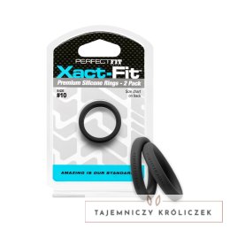 Perfect Fit Brand Xact-Fit Zestaw pierścieni #10 - elastyczne, 2 sztuki PerfectFitBrand