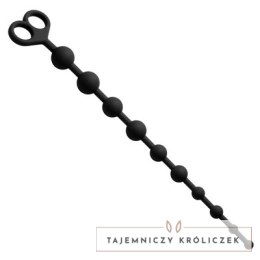 XR Brands 10-elementowy zestaw silikonowych koralikow, czarny XR Brands