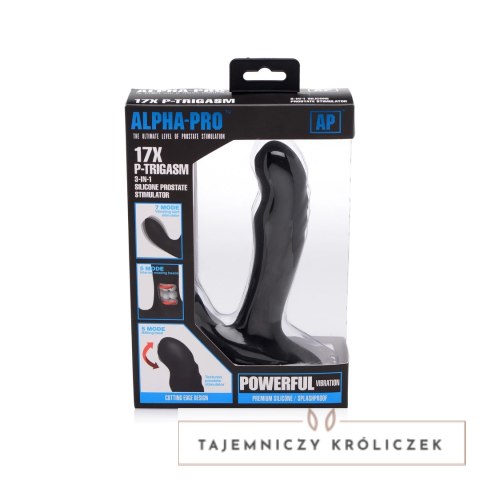 XR Brands 17x P-Trigasm silikonowy stymulator 3w1 wodoodporny XR Brands