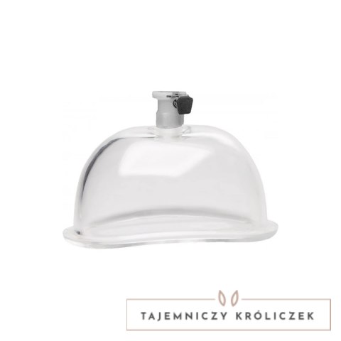 XR Brands Deluxe - duża pompka z nakładką typu kubek, akrylowa XR Brands