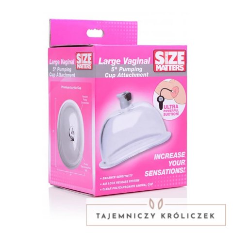 XR Brands Deluxe - duża pompka z nakładką typu kubek, akrylowa XR Brands