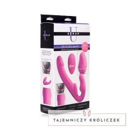 XR Brands Evoke Strapless z pilotem - silikonowy model z pompką XR Brands