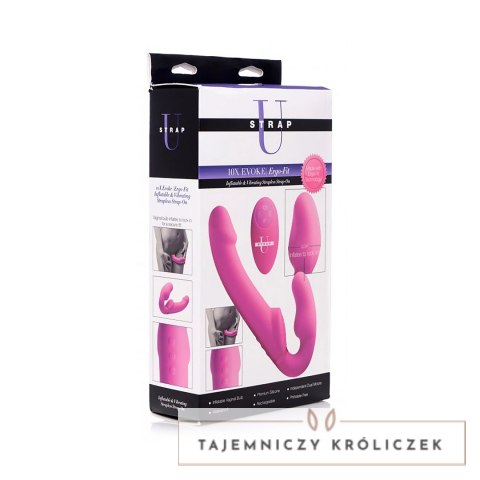 XR Brands Evoke Strapless z pilotem - silikonowy model z pompką XR Brands
