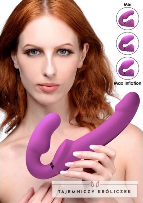 XR Brands Evoke Strapless z pilotem - silikonowy model z pompką XR Brands
