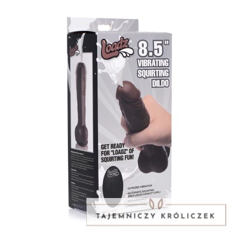 XR Brands Loadz 8.5 - model z funkcją rozpylania, 21,5 cm, wibrujący XR Brands