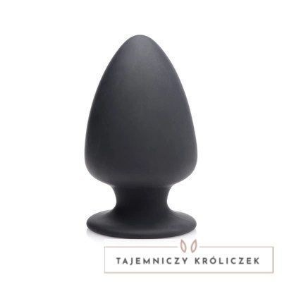 XR Brands Master Series - Ściskany korek analny średni, elastyczny silikon XR Brands