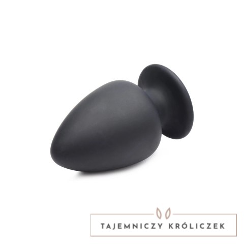 XR Brands Master Series - Ściskany korek analny średni, elastyczny silikon XR Brands