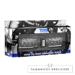 XR Brands Nowoczesna maszyna intymna podwojna z wibracją, przezroczysta XR Brands