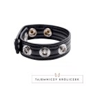 XR Brands - Pierścień zaciskowy Snap Ring, regulowany, czarny XR Brands