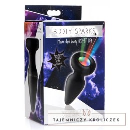 XR Brands Plug silikonowy z podświetleniem LED mały XR Brands