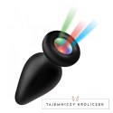 XR Brands Plug silikonowy z podświetleniem LED mały XR Brands