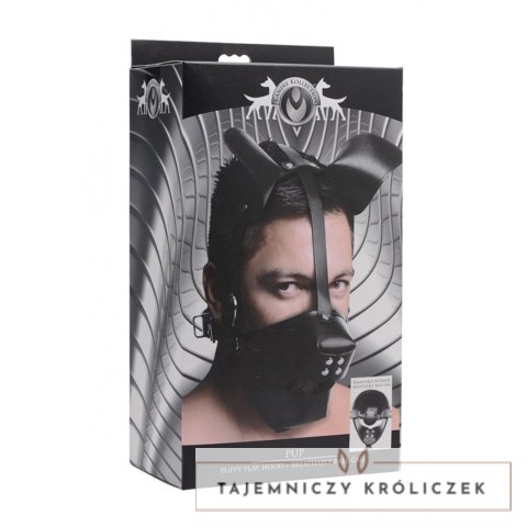 XR Brands Pup Mask z Regulowaną Maską i Przepuszczalnym Ustnikiem XR Brands