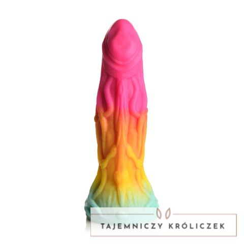 XR Brands Shape Shifter silikonowy model anatomiczny z przyssawką tęczowy XR Brands